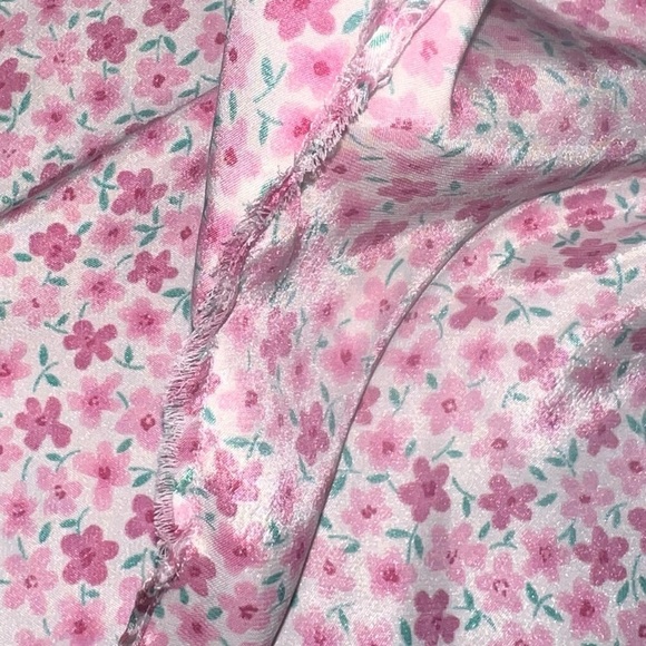 Victoria's Secret Pink🌸Floral Button Down Sleeveless Shorts Pajama Set Large - Picture 7 of 10